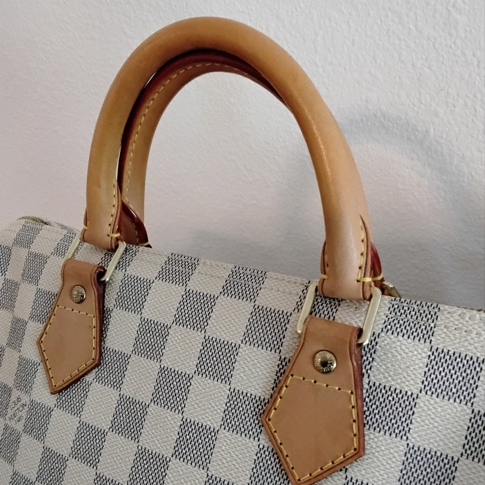 AUTENTIC Louis Vuitton Damier Azur Speddy 30 - Picture 4 of 16